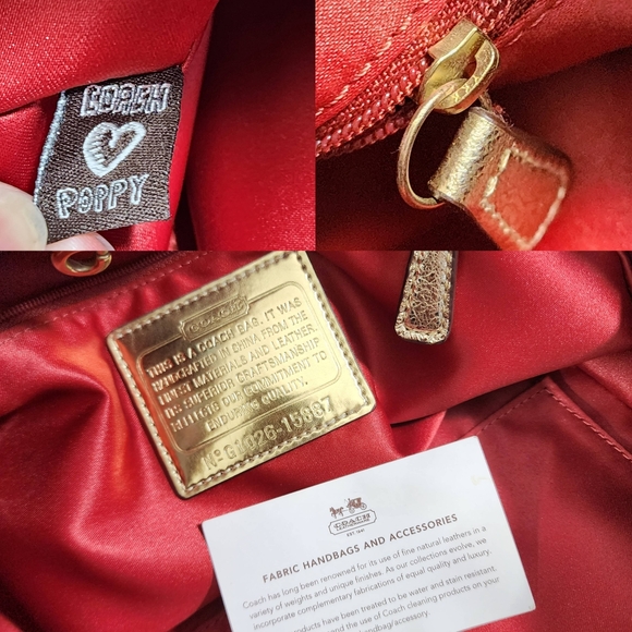 Coach Rare Vintage Poppy Tote - Picture 5 of 16